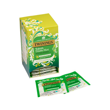 Refresh Double Mint - 15 Pyramid Bags (Individually Wrapped)
